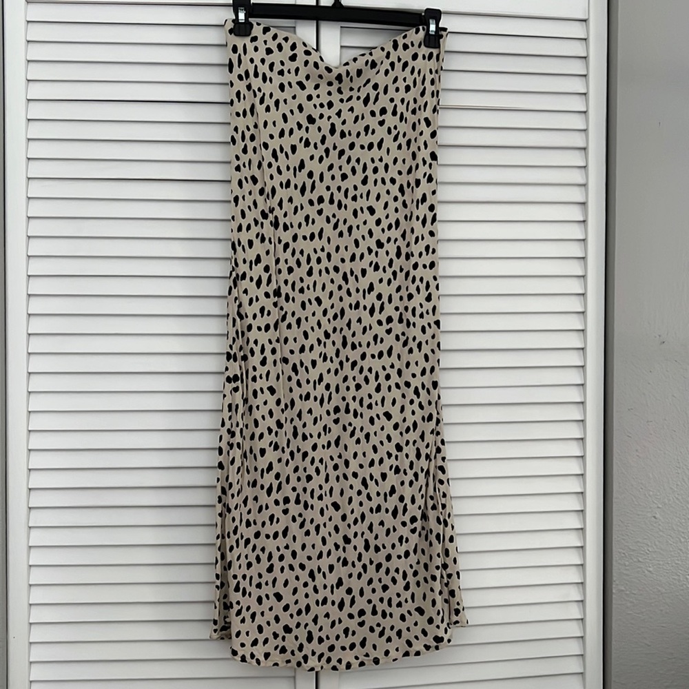 Moon River Leopard Printed Skirt